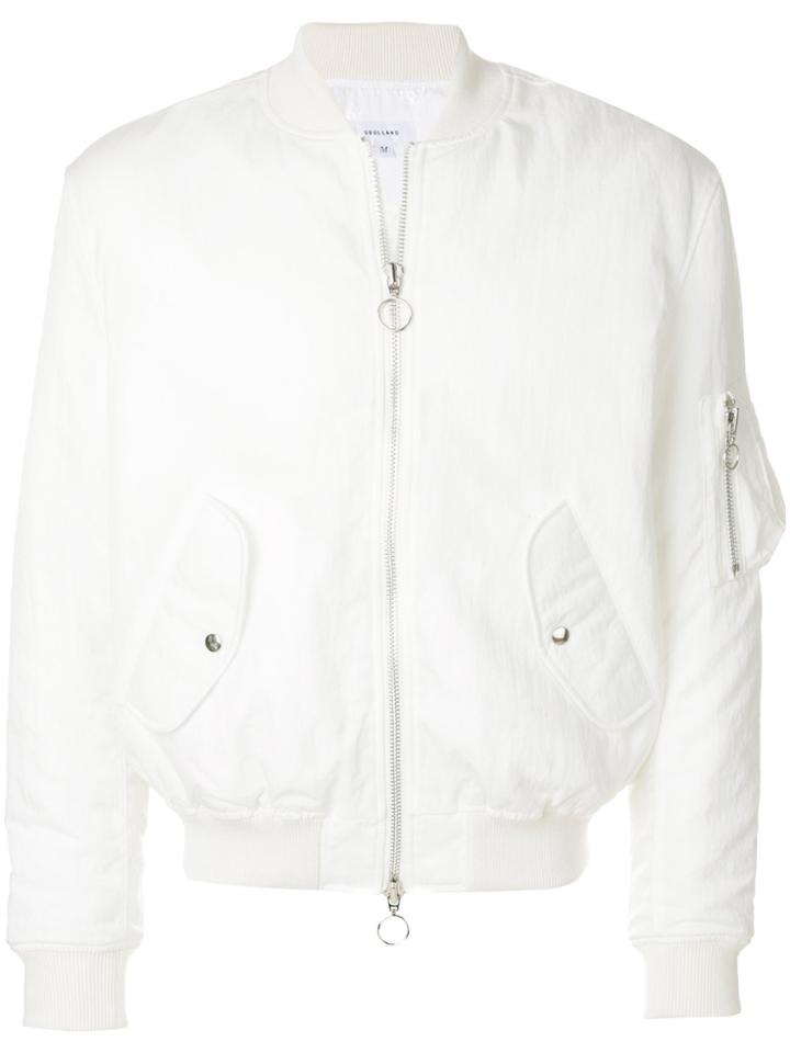 Soulland Bomber Jacket - White