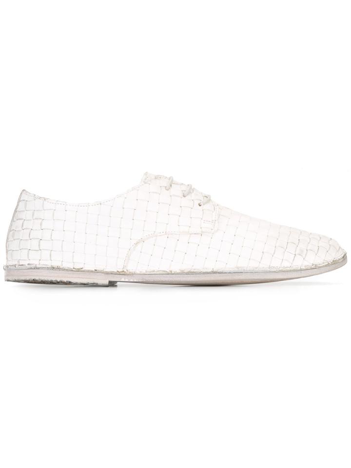 Marsèll Woven Lace-up Shoes - White