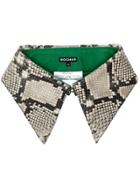Rochas Snake-effect Collar - Neutrals