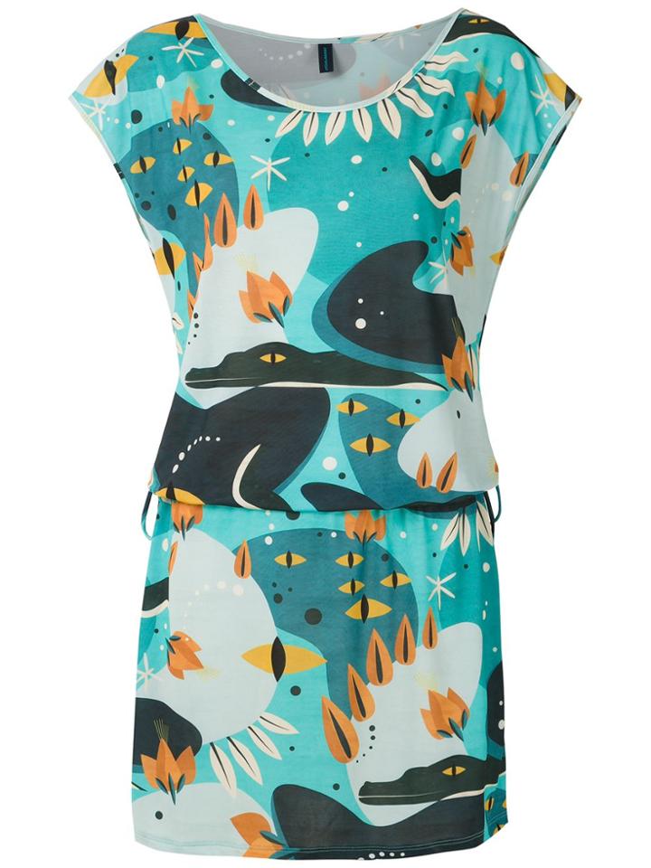 Lygia & Nanny Vestido Shiva Jersey Estampado - Blue