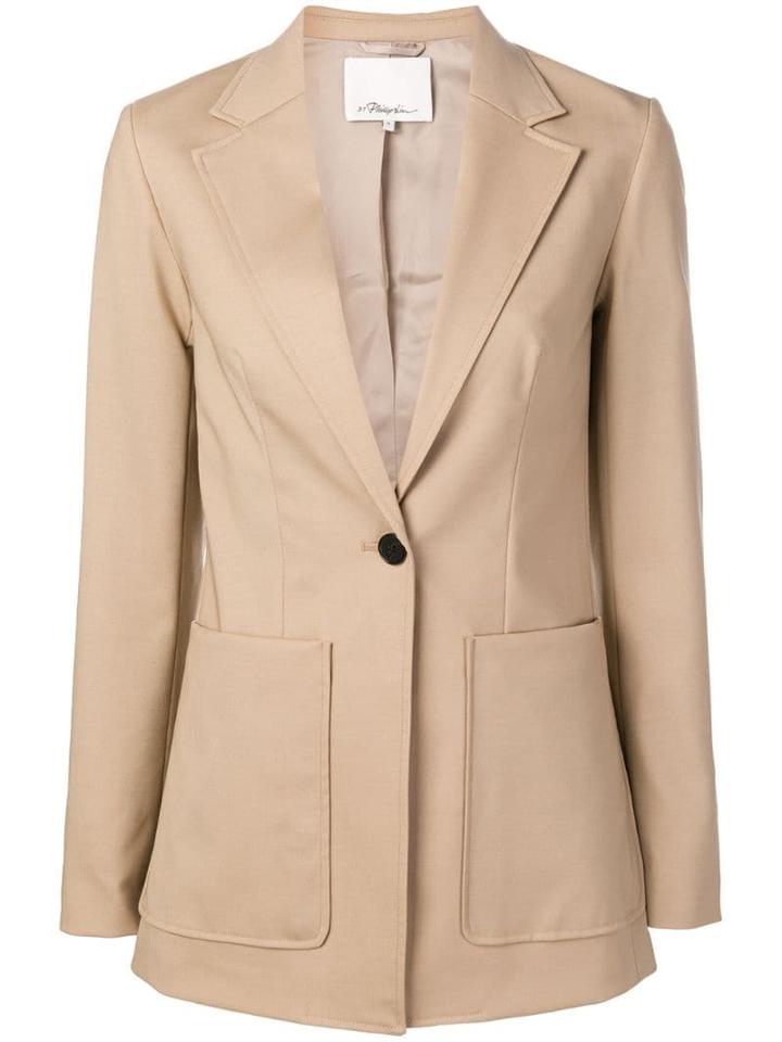3.1 Phillip Lim Tailored Wool Jacket - Neutrals