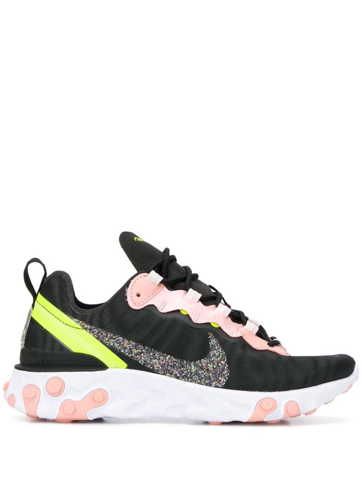 Nike Nike W React Element 55 Low-top Sneakers - Black