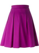 Etro Pleated Skirt, Women's, Size: 48, Pink/purple, Cotton/polyamide/spandex/elastane