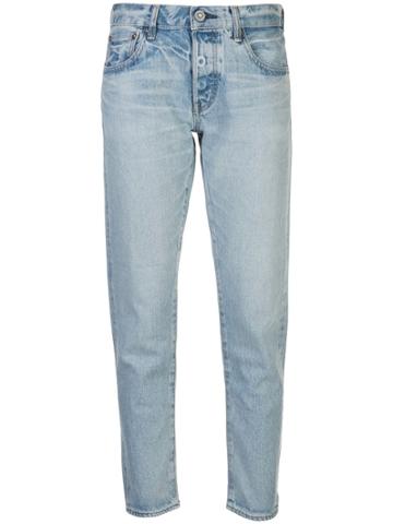 Moussy Vintage Camilla Mid-rise Tapered Jeans - Blue