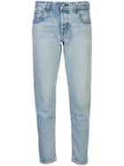 Moussy Vintage Camilla Mid-rise Tapered Jeans - Blue