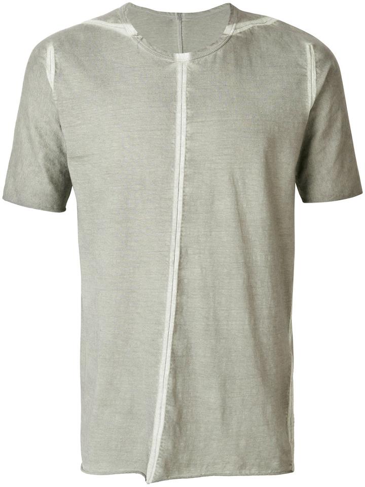 Isaac Sellam Experience - Crew Neck T-shirt - Men - Cotton/spandex/elastane - L, Green, Cotton/spandex/elastane