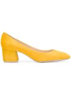 Roberto Festa Mid Heel Pumps - Yellow & Orange