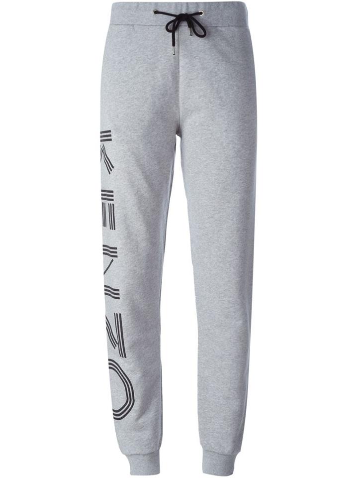 Kenzo Logo Print Track Pant, Women's, Size: Xs, Grey, Cotton