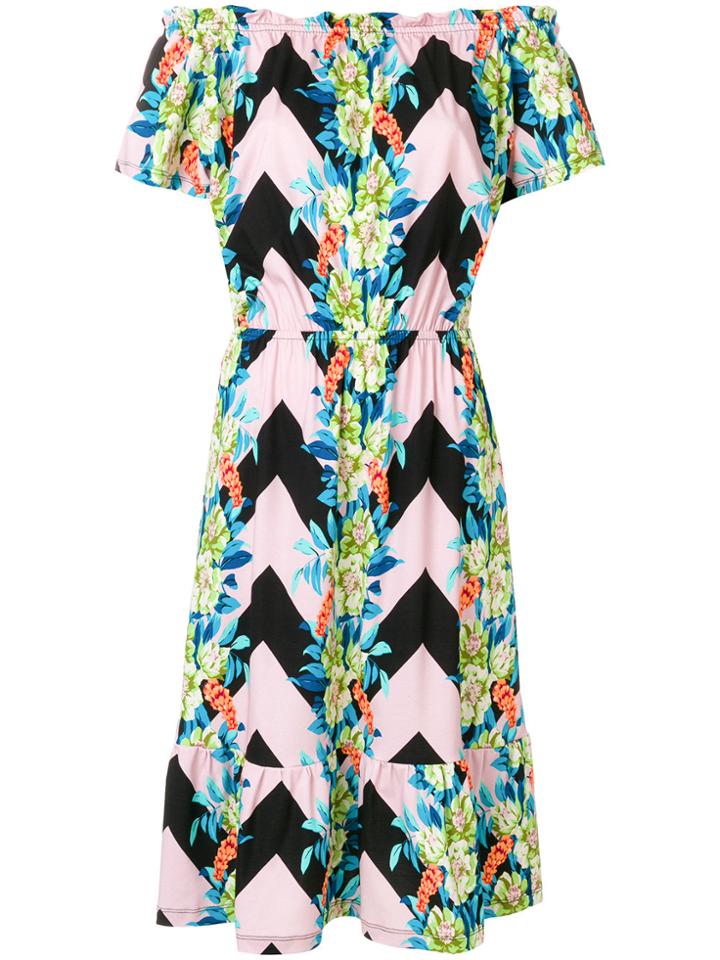 Etro Off-the-shoulder Floral Dress - Multicolour