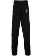 Off-white Logo Printed Jogging Trousers - Black