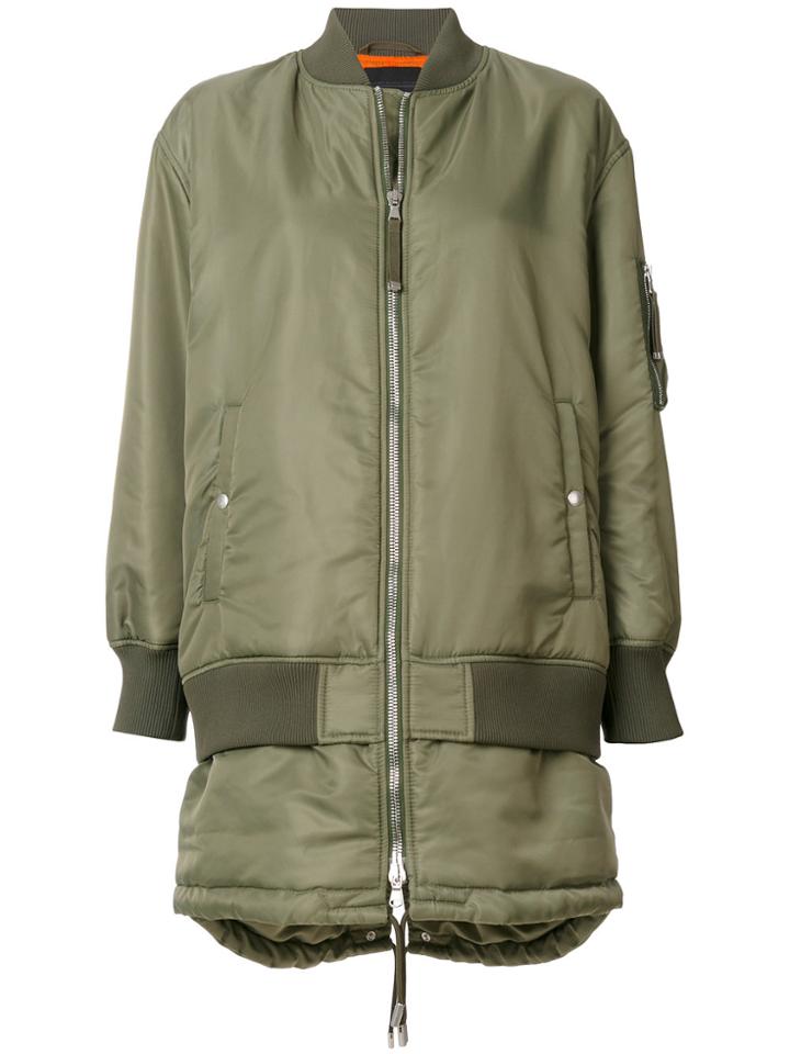 Diesel Black Gold Wrives Bomber Jacket - Green