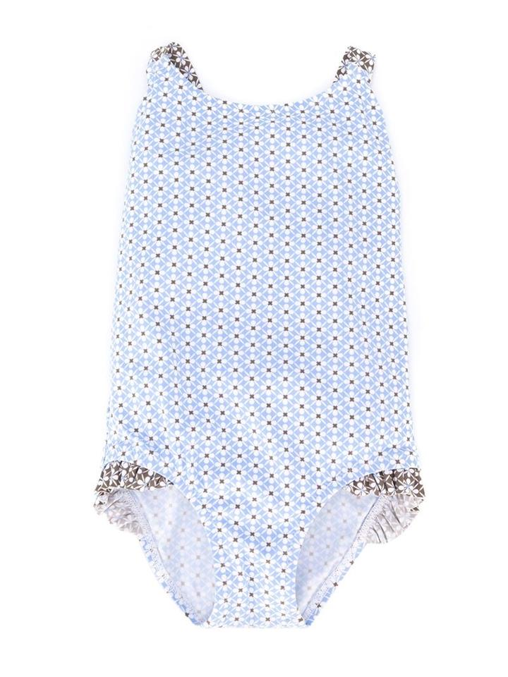 Heidi Klein Kids Daisy Print Swimsuit, Girl's, Size: 6 Yrs, Blue
