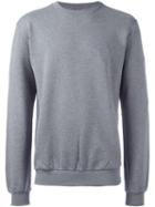 Dolce & Gabbana Embroidered Crown Sweatshirt, Men's, Size: 48, Grey, Cotton