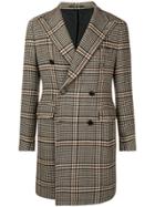 Tagliatore Classic Checked Coat - Neutrals