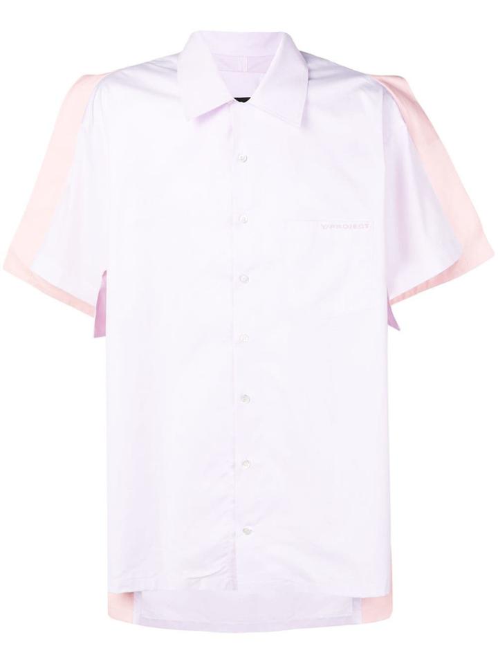 Y/project Deconstructed Bowling Shirt - Pink