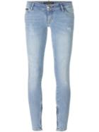 Philipp Plein Skinny Bitch Club Skinny Jeans, Women's, Size: 26, Blue, Cotton/spandex/elastane
