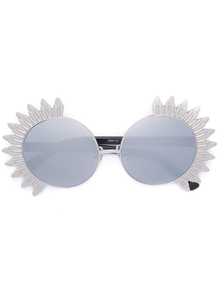 Linda Farrow Sun Sunglasses - Metallic