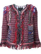 Marc Jacobs Fringed Tweed Jacket