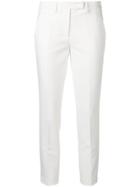 Blanca Cropped Tailored Trousers - White