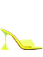 Amina Muaddi Lupita Mule Sandals - Yellow