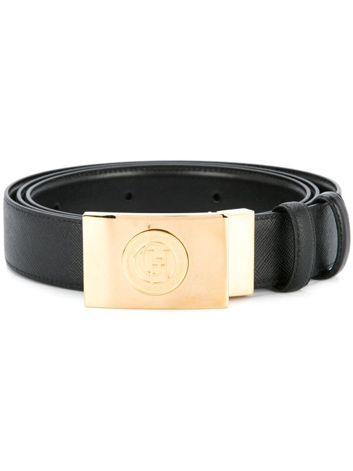 Gieves & Hawkes Slide Catch Buckle Belt - Black