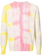 The Elder Statesman Double Lsd Dyed Jumper - White