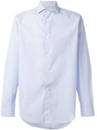 Eleventy Classic Button Down Shirt, Men's, Size: 40, Blue, Cotton