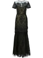 Carolina Herrera Two-tone Organza Gown - Black