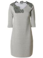 D.exterior Application Detail Dress - Grey