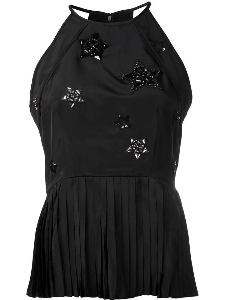 Zac Zac Posen 'sinead' Blouse, Women's, Size: 4, Black, Polyester/sequin