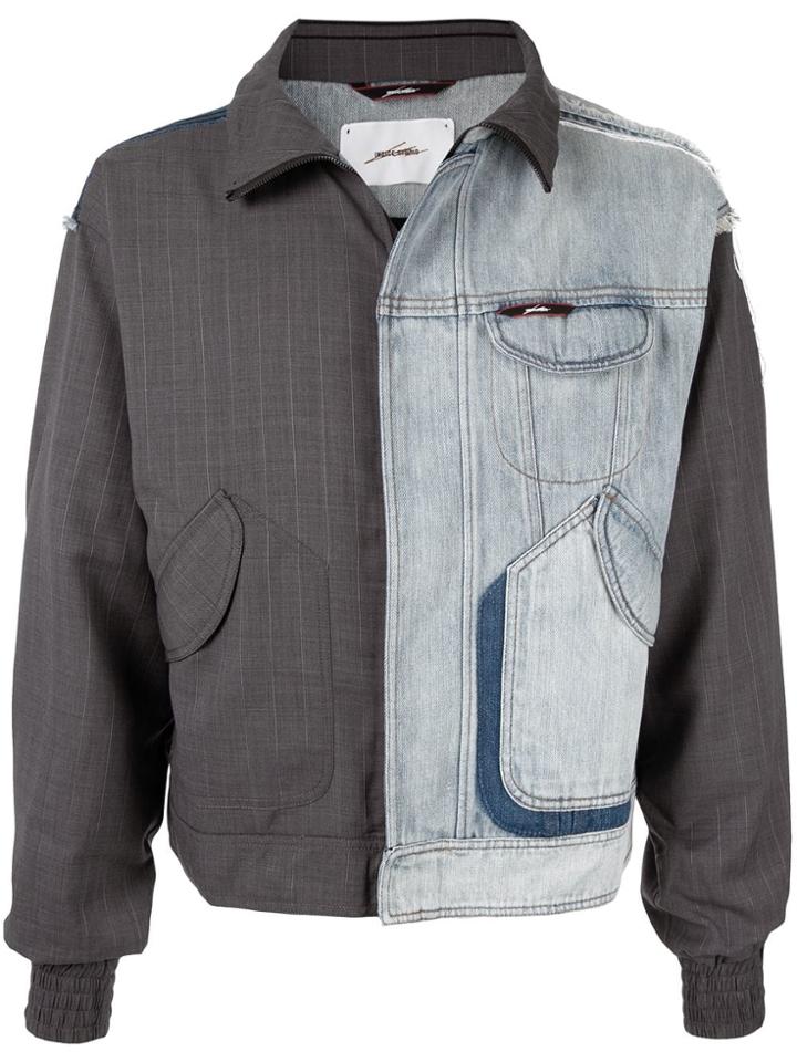 Indice Studio Contrast Panel Jacket - Blue