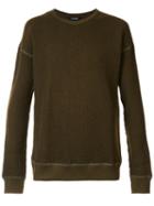Wings+horns Thermal Jumper, Men's, Size: Small, Green, Cotton/polyamide/wool