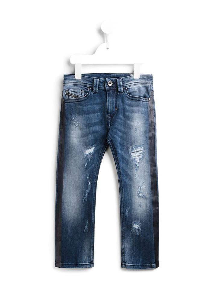 Diesel Kids Distressed Jeans, Boy's, Size: 11 Yrs, Blue