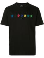 Paul Smith Multicoloured Skull Print T-shirt - Black