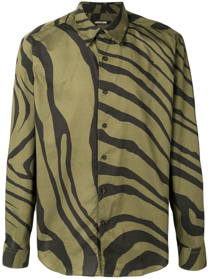 Roberto Cavalli Printed Shirt - Green