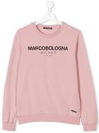 Marco Bologna Kids Teen Logo Print Sweatshirt - Pink