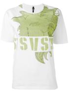 Versus - Logo Print T-shirt - Women - Cotton - Xs, Women's, White, Cotton
