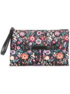 Red Valentino Floral Print Clutch, Women's, Polyester/leather