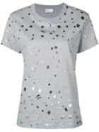 Red Valentino Star Print T-shirt - Grey