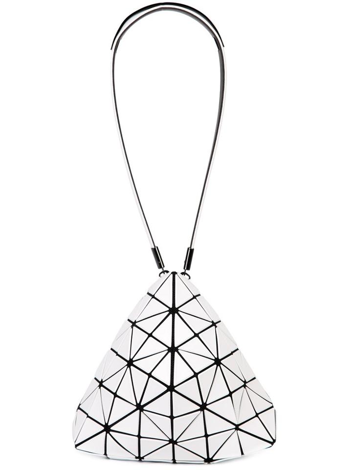 Bao Bao Issey Miyake Diamond Clutch, Women's, White, Pvc