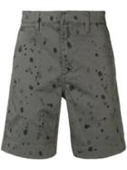 John Varvatos Splash Print Shorts - Green