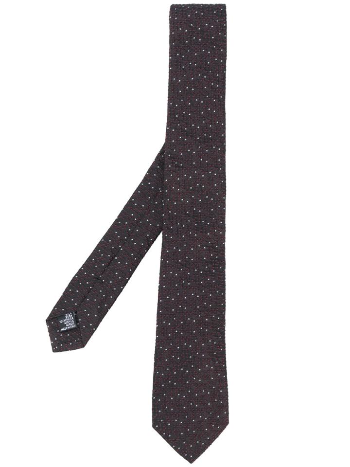 Pal Zileri Polka Dot Tie - Black