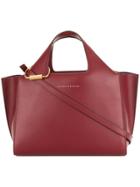 Victoria Beckham Metal Ring Detail Tote - Red