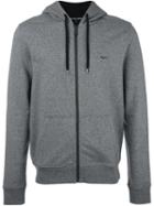 Michael Kors Zipped Hoodie, Men's, Size: Large, Grey, Cotton/elastodiene