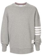 Thom Browne 4-bar Oversized Sweatshirt - Grey