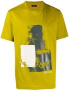 Z Zegna Logo Print T-shirt - Yellow