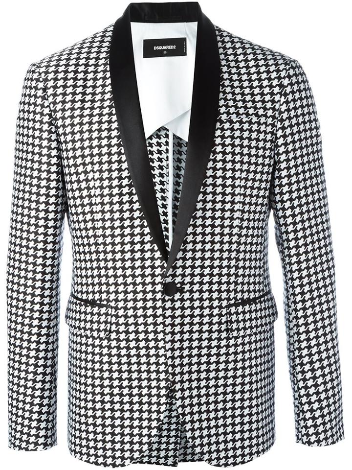 Dsquared2 'babe Wire' Shawl Collar Jacket