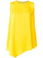 Stella Mccartney Asymmetric Sleeveless Blouse - Yellow
