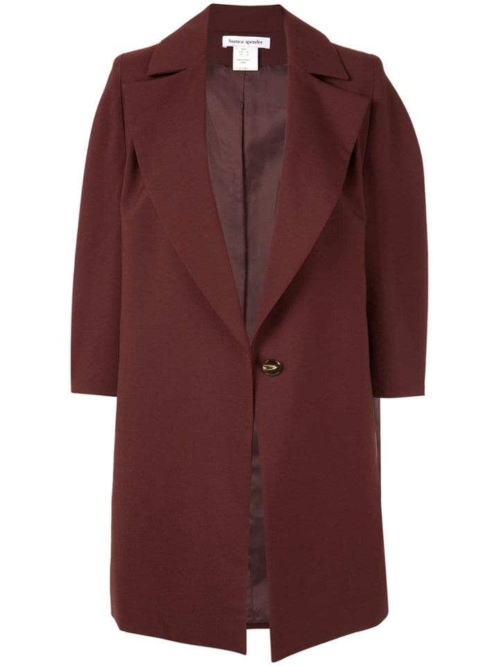 Bianca Spender Suiting Madrid Coat - Red