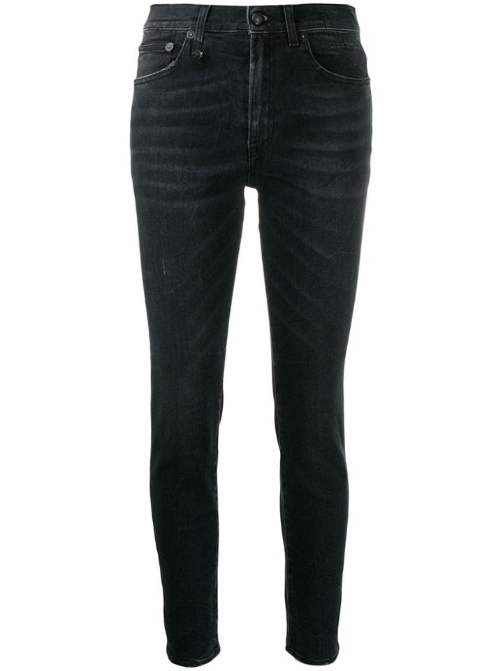 R13 High Waisted Jeans - Black